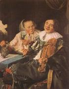 LEYSTER, Judith Carousing Couple (mk08) oil painting on canvas